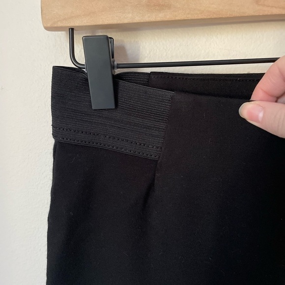 Chaps Black Stretch Cropped Career Pants Size Medium Petite - Picture 5 of 9